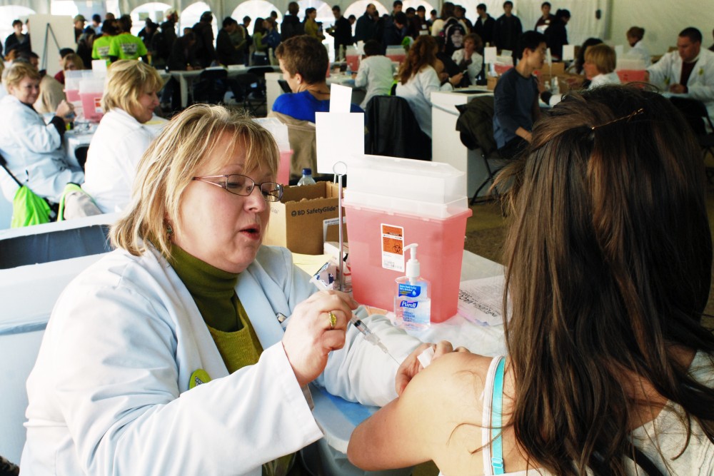 flu shots world record