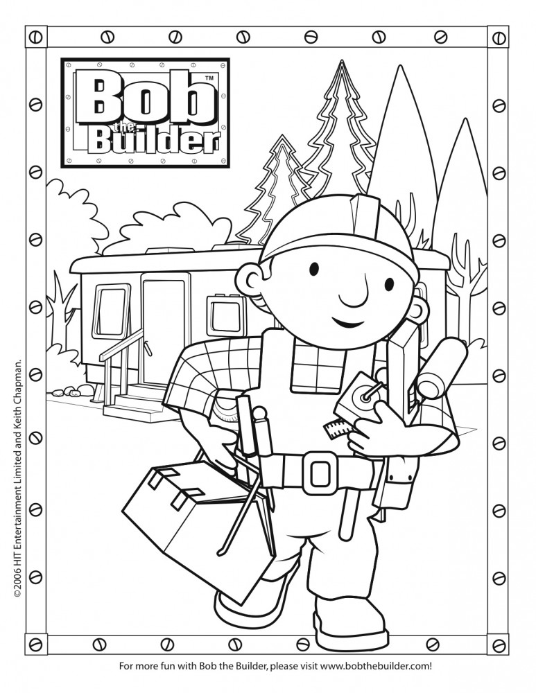If you cant make it to see Bob the Builder live, you can at least print out this coloring sheet and kill half an hour giving it your own special touch. Courtesy HIT Entertainment and Keith Chapman.
