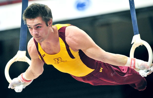 Burns hoping to turn the tide in mens collegiate gymnastics