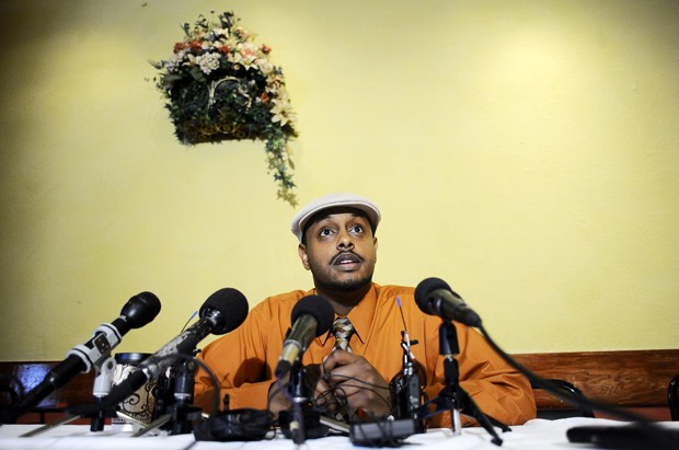 Aman Obsiye, a former candidate for Ward 6 Councilmember, spoke on behalf of Somali Voices, a coalition of eight organizations claiming to represent the Somali community at a press conference Tuesday.