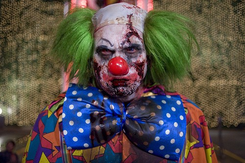 Clown zombie in Columbia Pictures ZOMBIELAND.