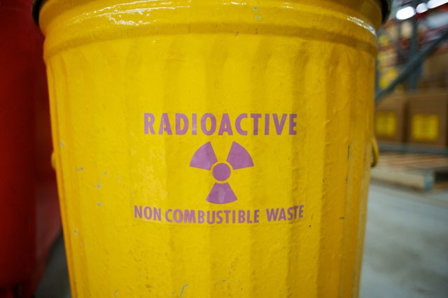 Most radioactive material is stored in the Thompson Center for just a few months before it is moved elsewhere for further disposal. 