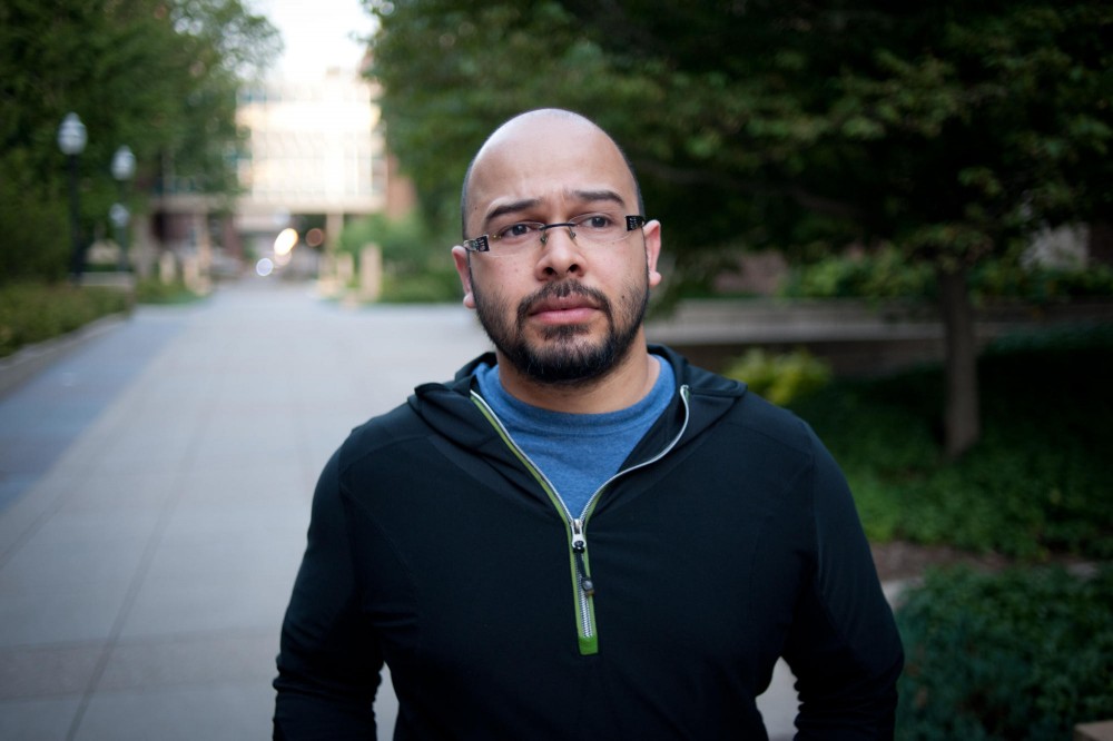 University alumnus Taqee Khaled recalls converging with other students on Northrop Mall as the magnitude of the attacks became apparent.  Khaled became president of the Muslim Student Association in the days after the attacks.