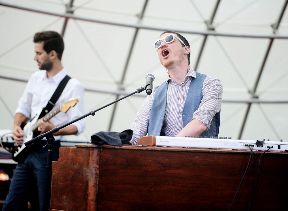 MUTEMATH performs Sunday at Rivers Edge Music Festival in St. Paul, Minn.