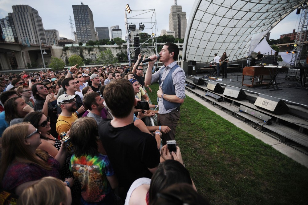 MUTEMATH performs Sunday at Rivers Edge Music Festival in St. Paul, Minn.