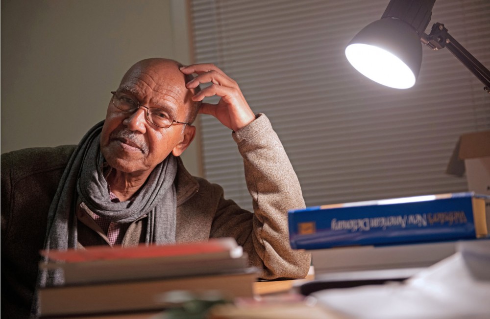 Somalian novelist Nuruddin Farah is the author of ten novels, a nonfiction book, and numerous articles. Farah was a visiting professor at the University of Minnesotas English department. 