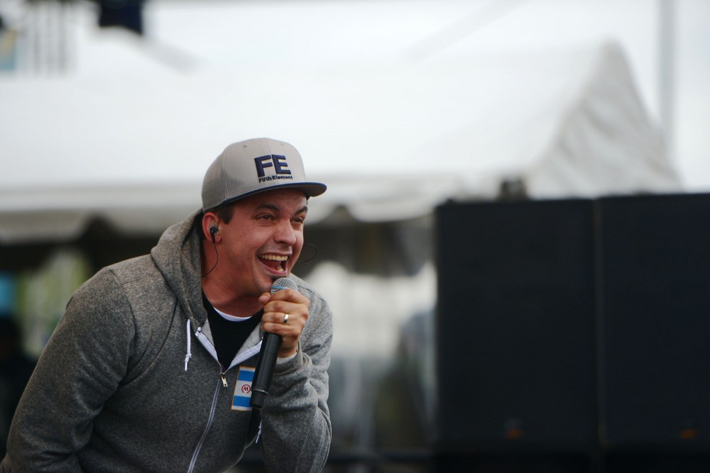 Slug of Atmosphere performs live at Soundset on Sunday, May 26, 2013, at Canterbury Park.