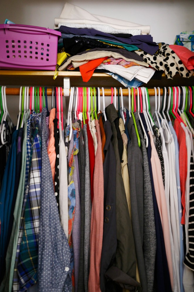 Does this look like your closet? Time for spring cleaning.