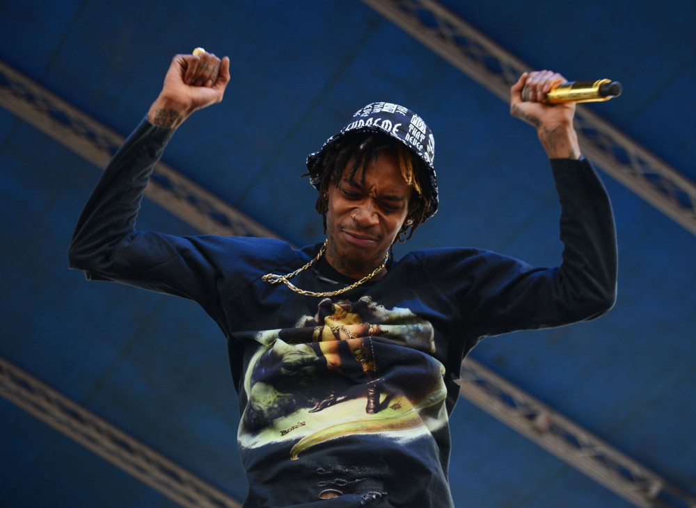 Wiz Khalifa performs at Soundset at Canterbury Park on Sunday. Wiz Khalifas appearance was a relief for fans after worries that he wouldnt make his set because of an early morning arrest in Texas.