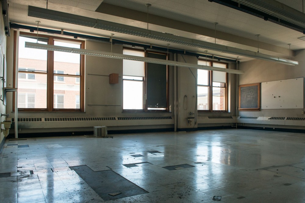 The Tate Laboratory of Physics sits empty in preparation for the two years of renovation planned for the building. While the exterior of the building will be maintained, the interior will undergo a complete remodel, introducing modern lecture halls, labs, and office space, the largest renovation the building has seen in nearly 50 years.