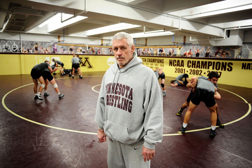 Former Gophers wrestling head coach J Robinson would be entering his 30th season of coaching Minnesota, but was fired Wednesday, Sept. 7, 2016. Robinson was originally put on paid administrative leave on June 1. 