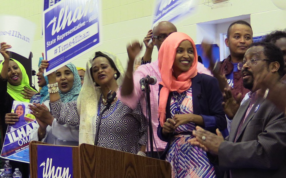 “Time for Ilhan,” directed by Norah Shapiro, follows the campaign of Ilhan Omar — a Somali-American activist.