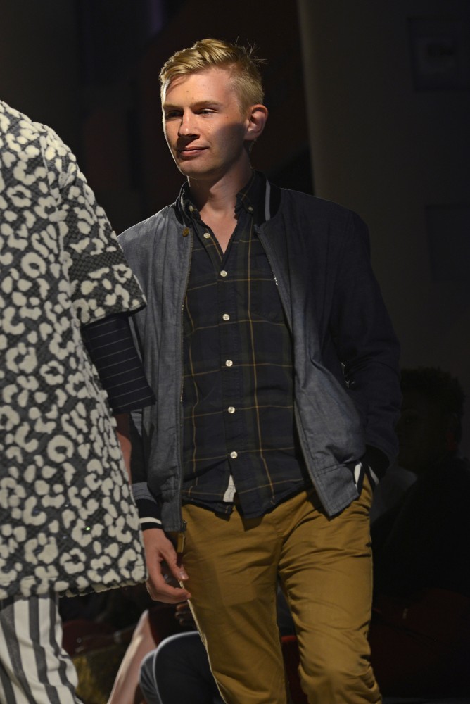 Third year Apparel Design student Spencer Versteeg presented his first collection at the Envision Fashion Show as part of Fashion Week MN on Saturday, Sept. 24, 2016 at Orchestra Hall in Minneapolis. 