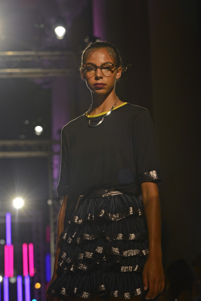 Third year Apparel Design student Spencer Versteeg presented his first collection at the Envision Fashion Show as part of Fashion Week MN on Saturday, Sept. 24, 2016 at Orchestra Hall in Minneapolis. 