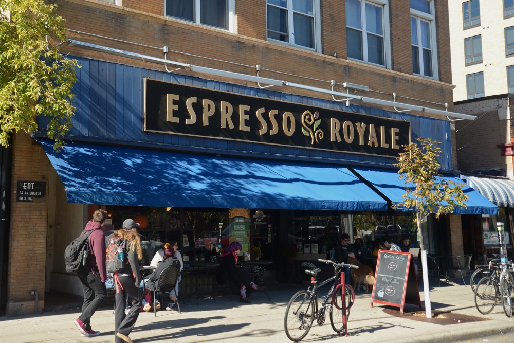 Espresso Royale coffee shop in Dinky Town on Oct. 9, 2016.
