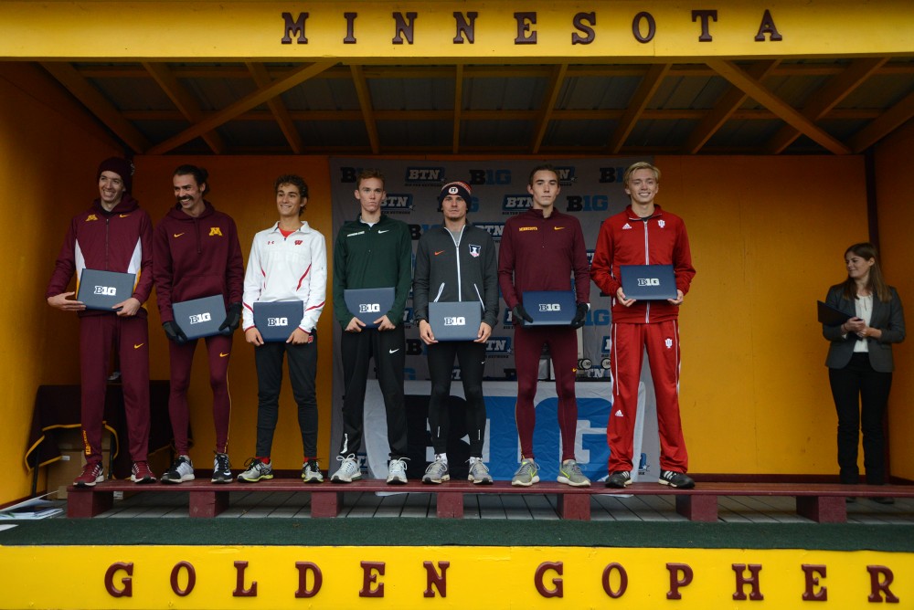 Gophers finish fourth overall at the big ten cross county meet on Sunday, Oct. 30, 2016 at Les Bolstad Golf Course.