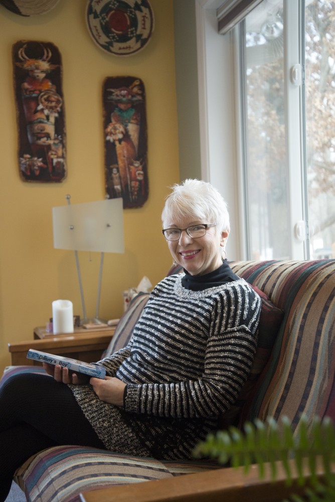 Author Laurie Rossin poses for a portrait at her home in Eagan, MN on Saturday, Feb. 4, 2017. Laurie is the author of Dannys Boy a novel set at the U of M stem cell research center. 