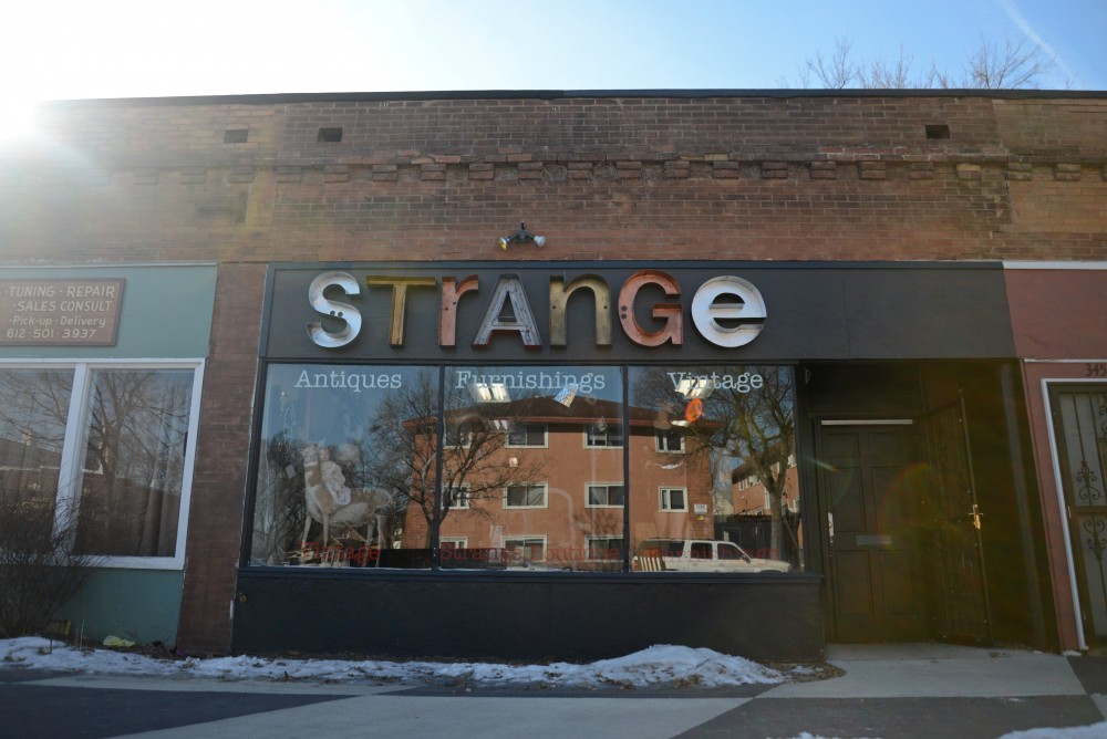 Strange Boutique located on the Minnehaha mile in the Longfellow community. 