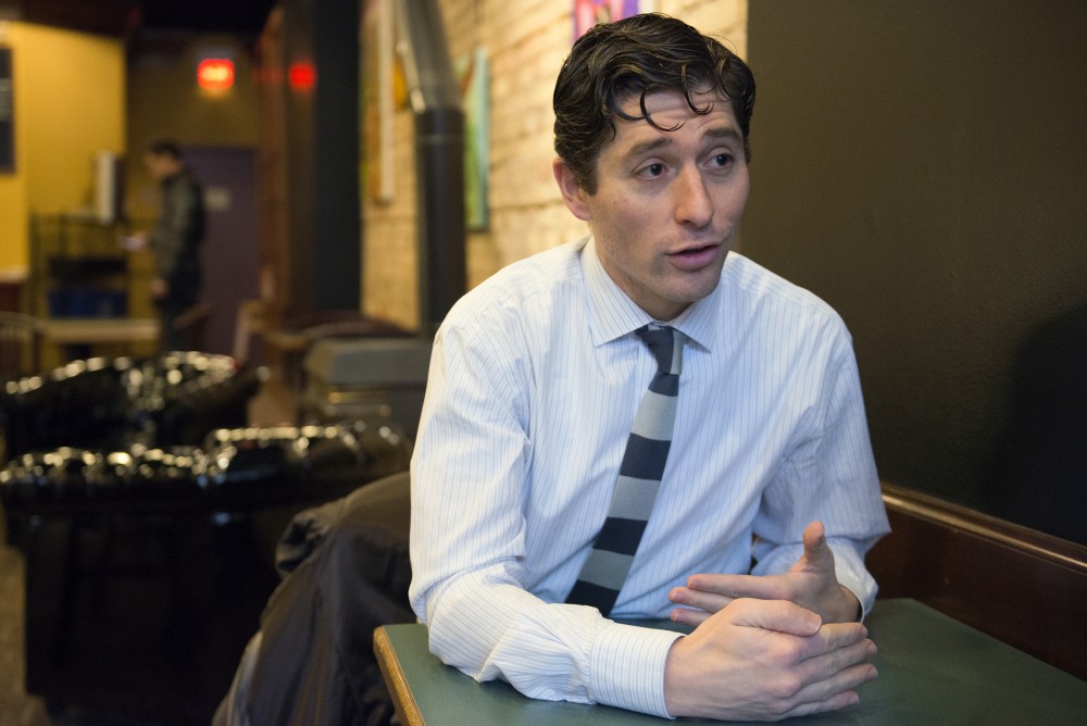 Ward 3 Council Member Jacob Frey sat down for an interview with the Minnesota Daily on Tuesday, Jan. 25, 2017 at Taraccino Coffee. Frey talked about affordable housing on campus, jobs and his run for mayor. 