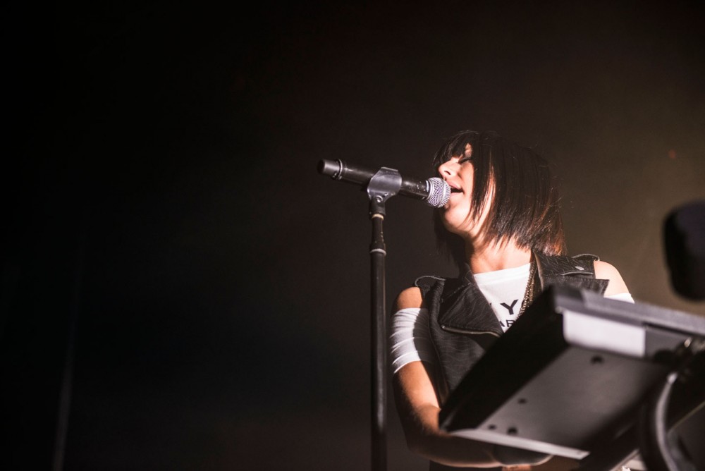 Phantogram performs at First Avenues Mainroom on April 13, 2014.