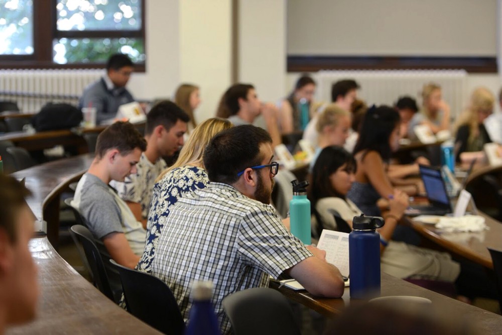 MSA meets for their first forum of the year in Fraser Hall on Sept. 19.