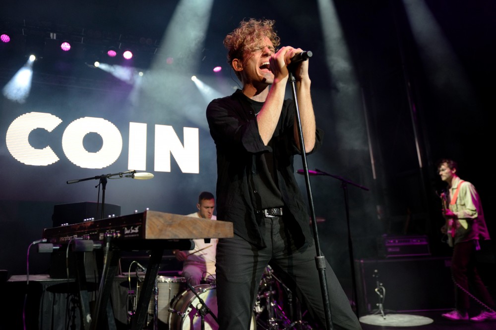 Coin performs during the 2017 Homecoming Concert at TCF Bank Stadium on Friday.