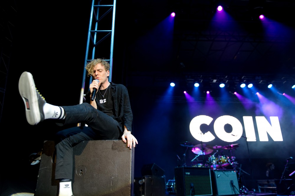 Coin performs during the 2017 homecoming concert at TCF Bank Stadium on Friday, Oct. 20.