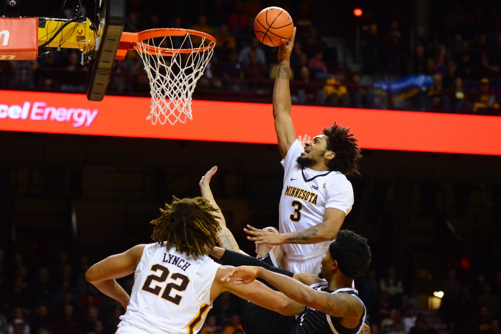 Forward Jordan Murphy goes up for a shot on SC Upstate at Williams Arena on Friday, Nov. 10. 