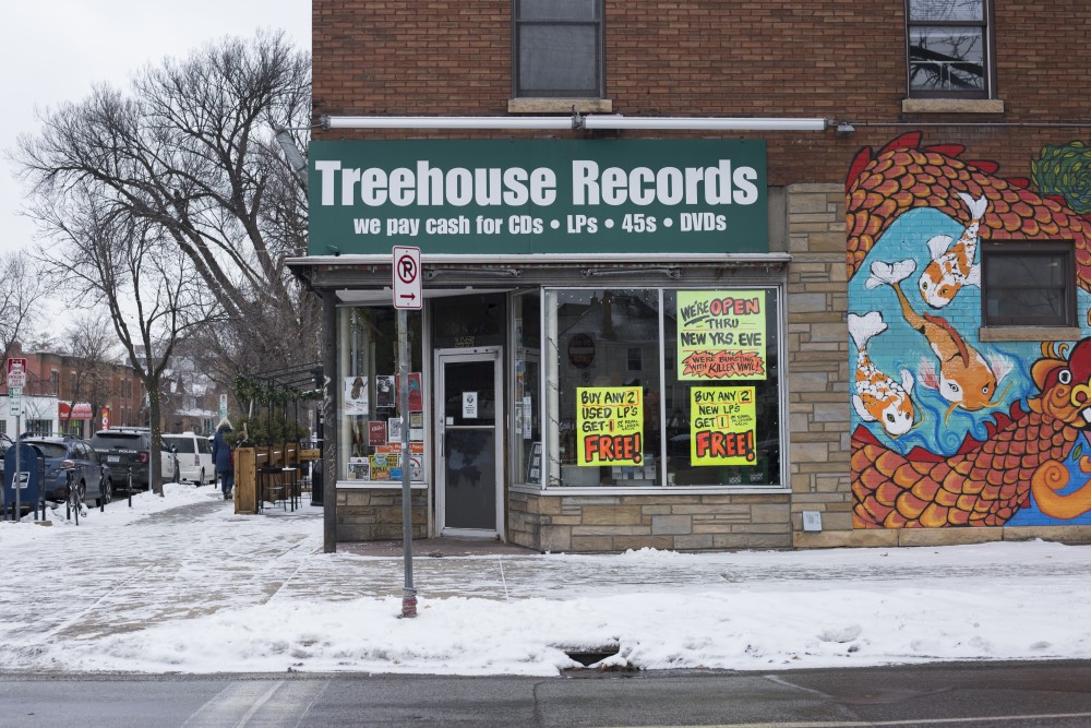 Treehouse Records is open for business on Wednesday, Dec. 13 at Treehouse Records on Lyndale Avenue in Minneapolis. The store is closing after 44 years because its owner, Mark Trehus, is retiring. 