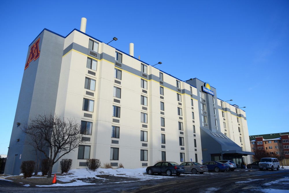 Tenants of The Arrow, formerly known as Prime Place, have been moved temporarily into the Days Hotel near campus while their units are being completed. 