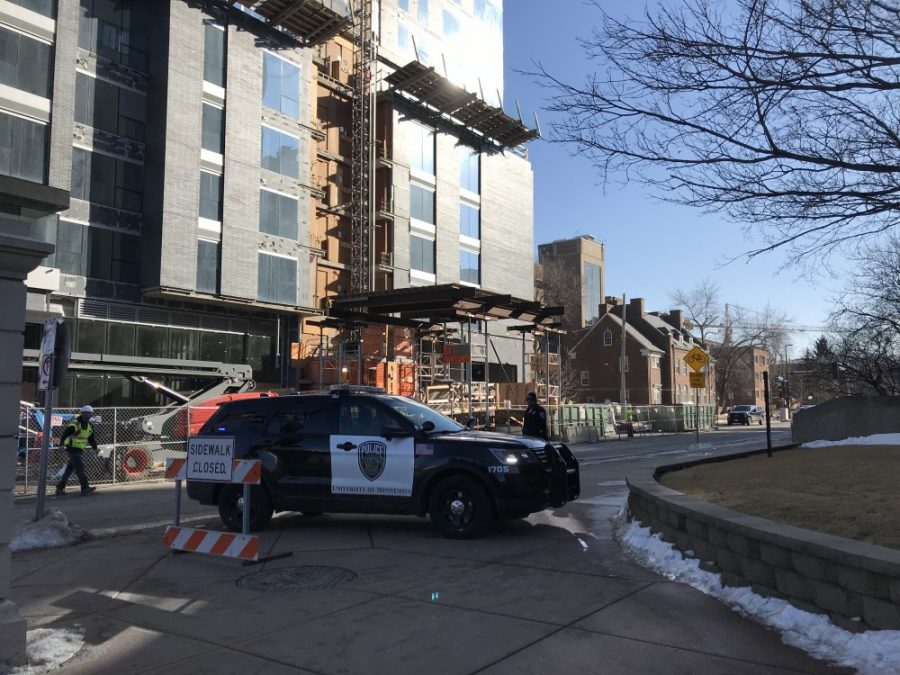 A gas leak near Superblock prompted a brief shutdown of the streets on Wednesday, Feb. 14