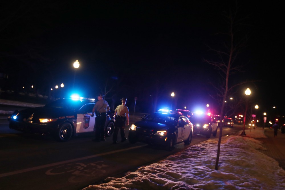 The Minneapolis Police Department and University of Minnesota Police Department responded to a disturbance at Northrop following the Somali Student Associations Somali Night event on Friday, April 20, 2018.