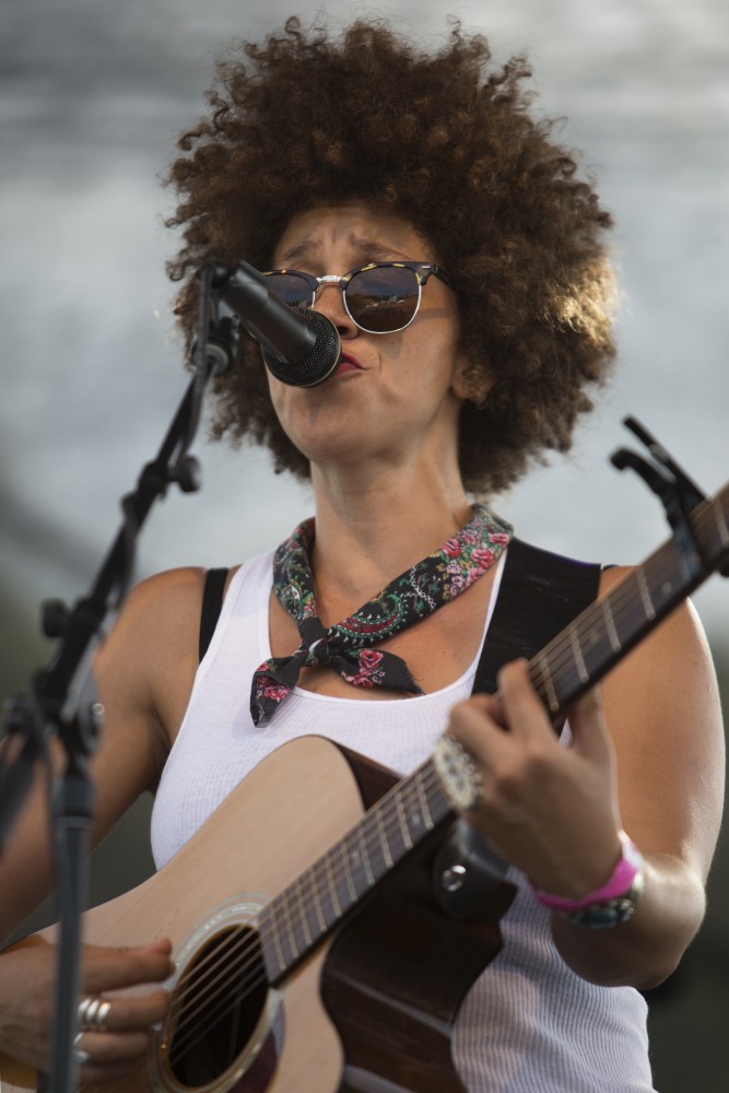 Chastity Brown performs at Rock the Garden on Saturday, June 16. 