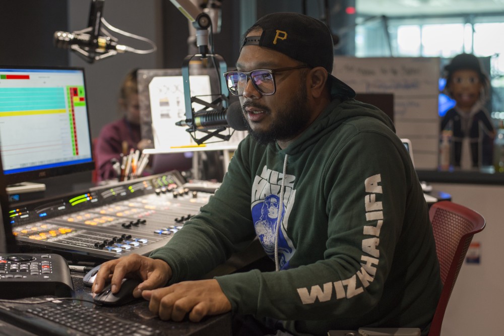 Go 95.3 Radio Host and hip hop DJ, DJ Bonics, wraps up his weekday radio show on Monday, Sept. 24 in Minneapolis. DJ Bonics is also rapper Wiz Khalifas DJ and their connection brings Khalifa to the Twin Cities often.