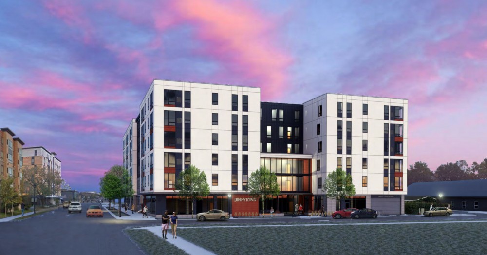 A rendering of a multi-unit development that is being proposed Oct. 2 to the Marcy-Holmes Neighborhood Association.