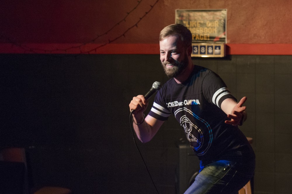 The University of Minnesota Comedy Club performs a standup at the Comedy Corner Underground on Thursday, Oct. 4.