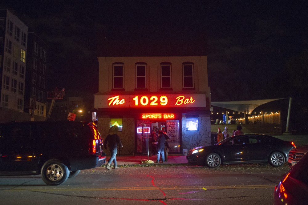 The 1029 Bar as seen on Saturday, Oct. 13. The 1029 Bar was one of the stops along the Zombie Pub Crawl.
