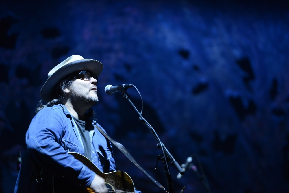 Jeff Tweedy of Wilco performs his set on Saturday, June 17, 2017 at Eaux Claires in Wisconsin. Wilcos performance summated the festival.