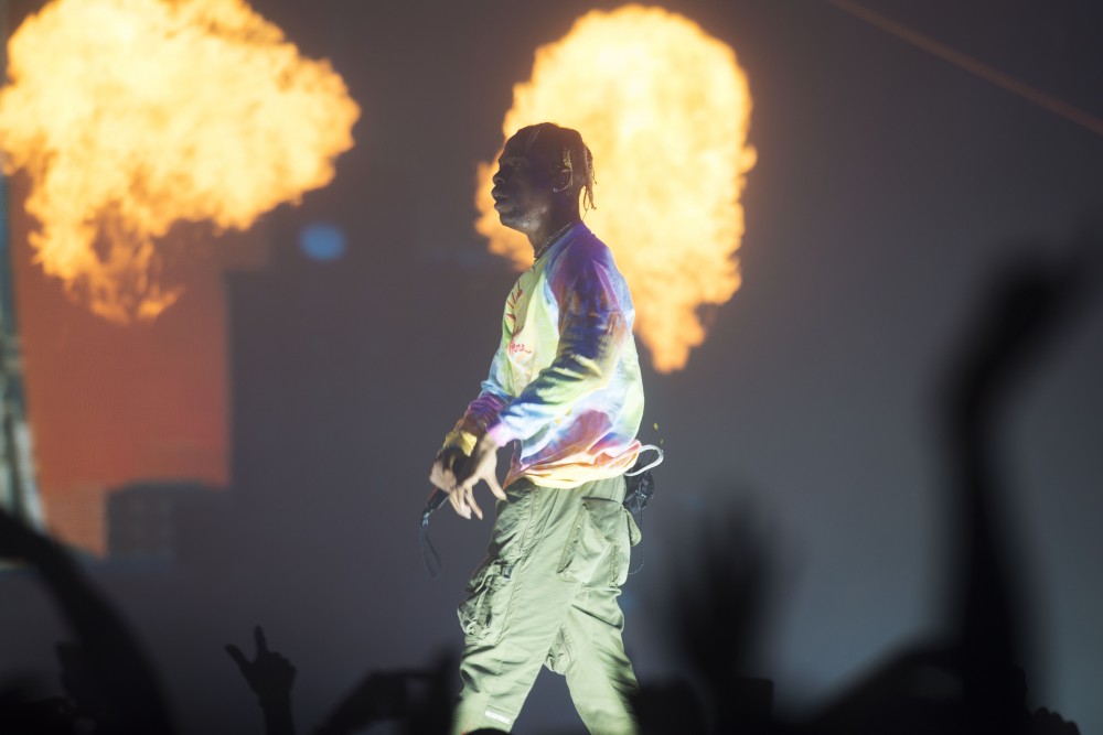 Travis Scott, dubbed La Flame in a short documentary he co-produced, brought his WISH YOU WERE HERE tour to Target Center on Saturday, Dec. 8 in Minneapolis.