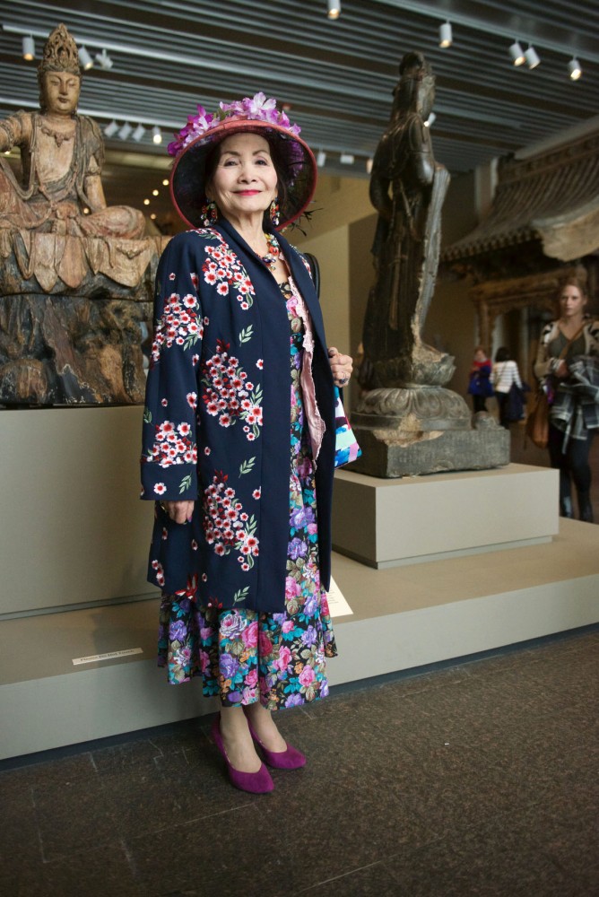 Veronica Min attends Art in Bloom at the Minneapolis Institute of Art on Saturday, April 13. My ancestor was the last empress of Korea... so I have a lot of very unique furniture...handmade. I want to give it all back to Minnesota. If my children have it, only a few can enjoy [it]. But if MIA has it, everybody out of town, out of state, out of country, they all can enjoy.