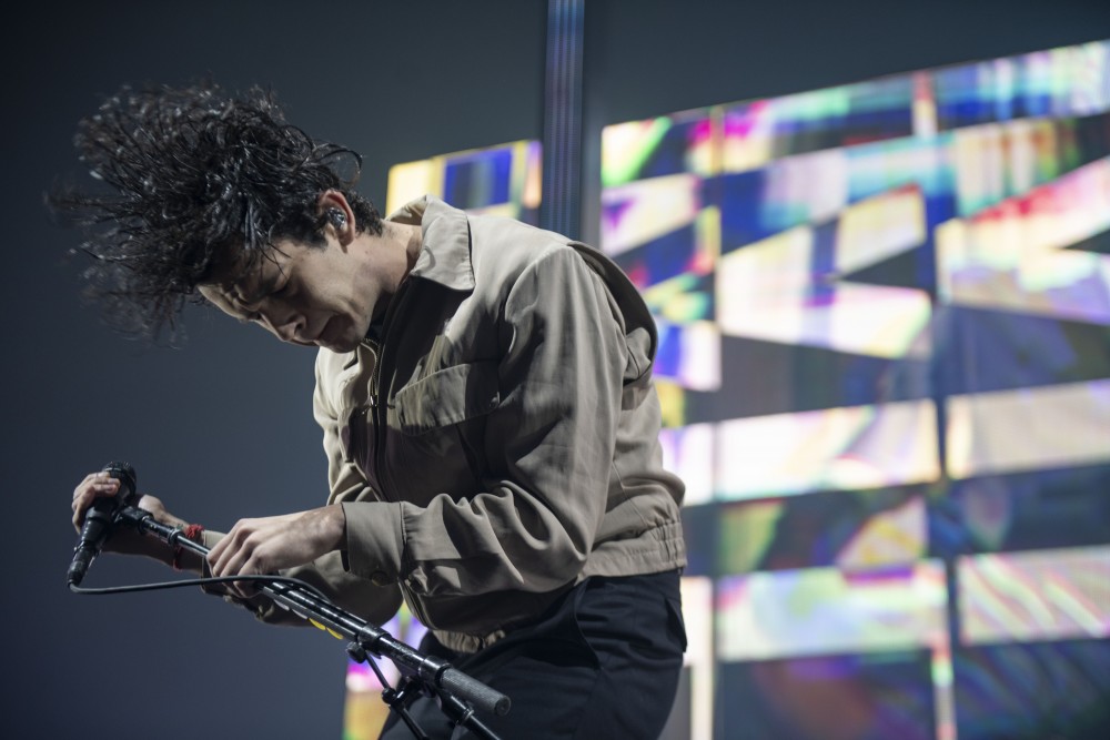 Matty Healy of The 1975 performed on Tuesday, May 7 at The Armory in Minneapolis. The 1975 played a sold out show. 