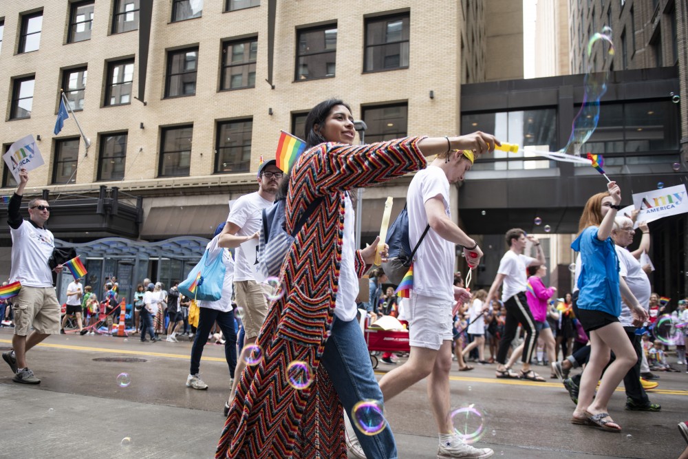 The Pride Parade takes place on Sunday, June 23 in downtown Minneapolis 