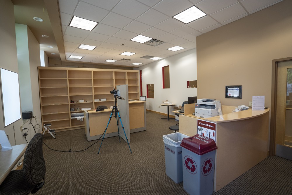 The University passport office as seen on Tuesday, July 23 in its new location on campus on Fourth Street. The new office opened on July 8.