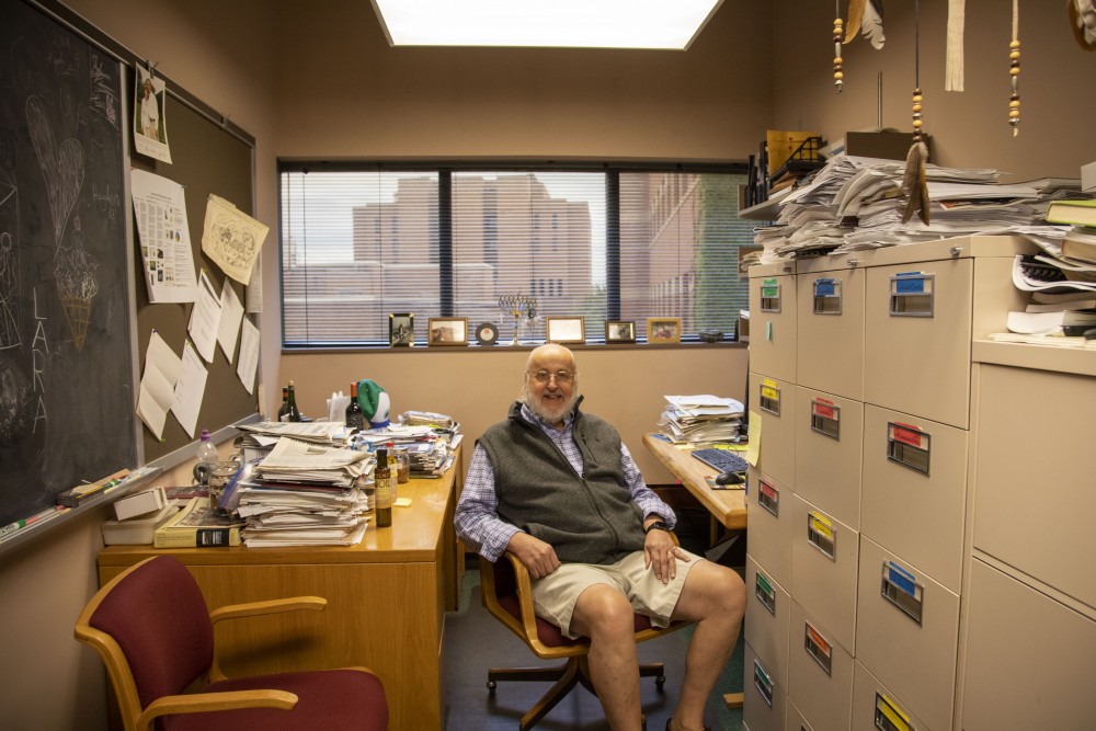 Don Wyse, a professor in the Department of Agronomy and Plant Genetics, poses for a portrait in his office on Wednesday, Sept 18, 2019. 