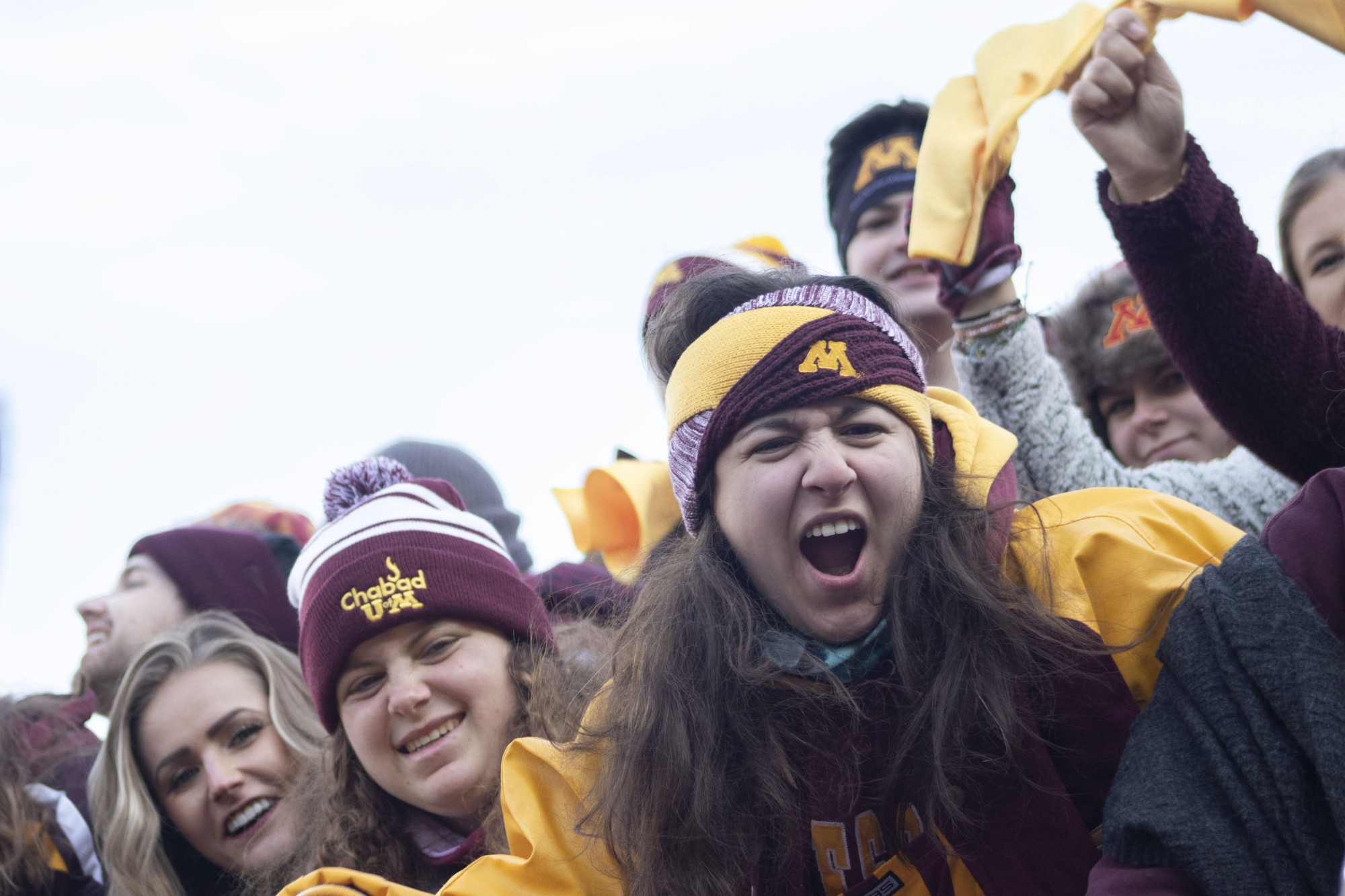 Fans cheer at TCF Bank Stadium on Saturday, Nov. 9. The Gophers defeated Penn State 31-26 to bring their record to 9-0. A first since 1904. 