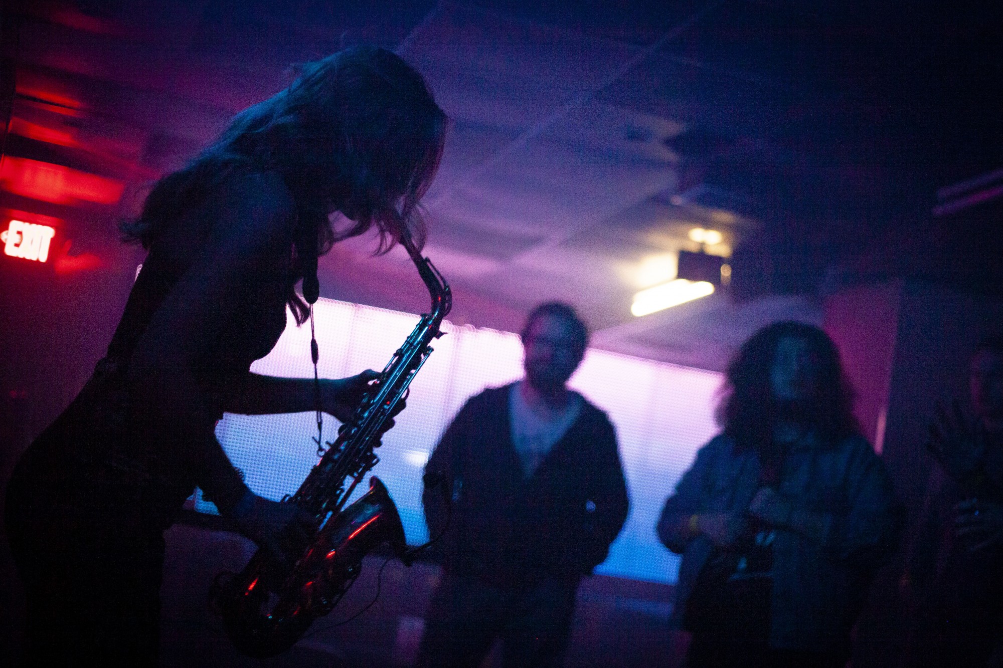 Saxophonist Tyler Allix performs with JackTrash as the group JTandT at REV Ultra Lounge on Saturday, Nov. 17. 