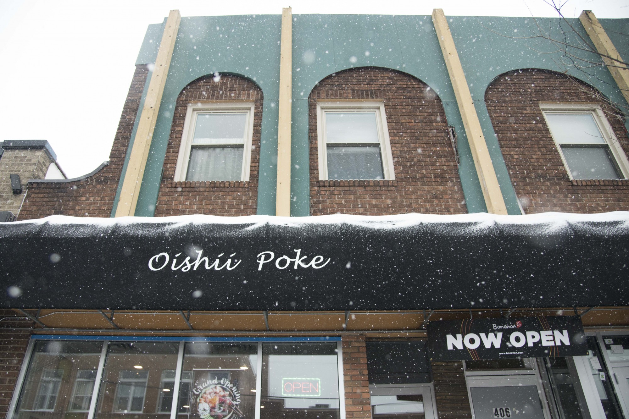 Oishii Poké, soon to be the Mango Mango dessert shop, in Dinkytown as seen on Sunday, Dec. 1. 