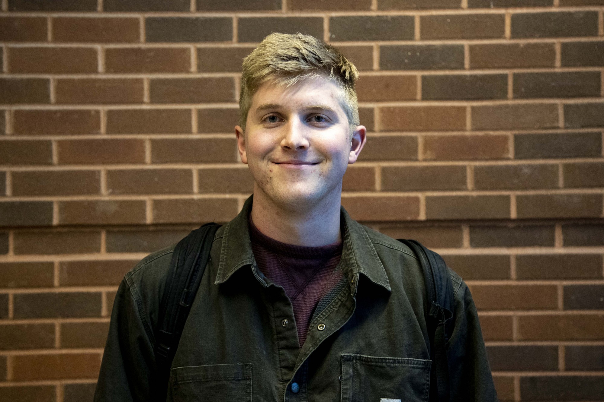 Keaton Sieve poses for a portrait in the Carlson School of Management on Tuesday, Dec. 3. 