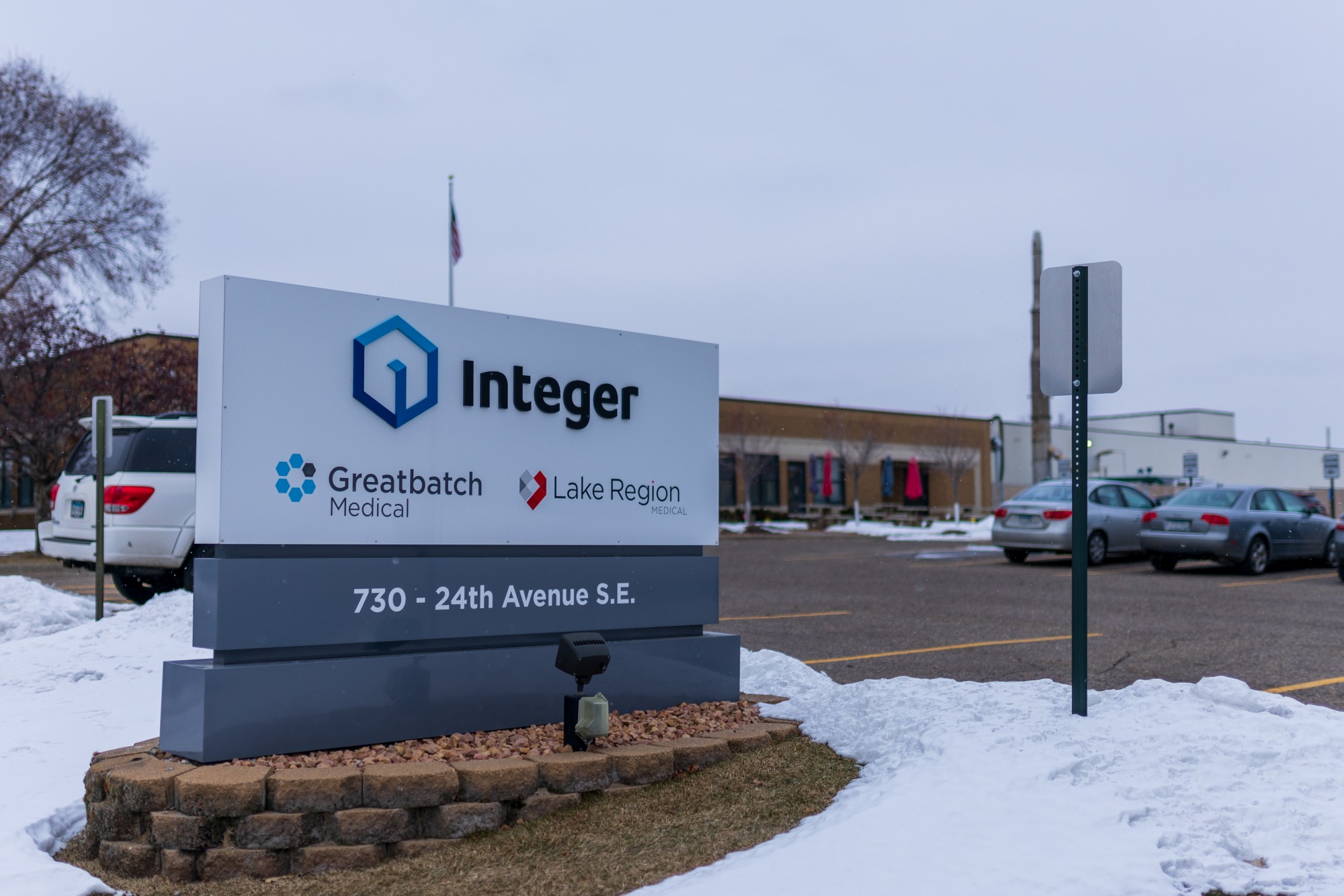 A building owned by Integer, a medical device outsource manufacturer, stands near the West Bank Campus on Friday, Feb. 7.  The site has recently been identified as producing higher than acceptable levels of trichloroethylene (TCE), an industrial solvent and carcinogen.