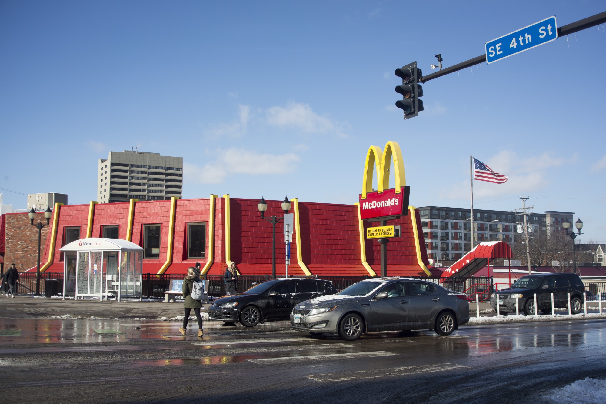 The McDonalds located on the corner of Fourth Street Southeast and 15th Avenue Southeast as seen on Tuesday, Feb. 18. 